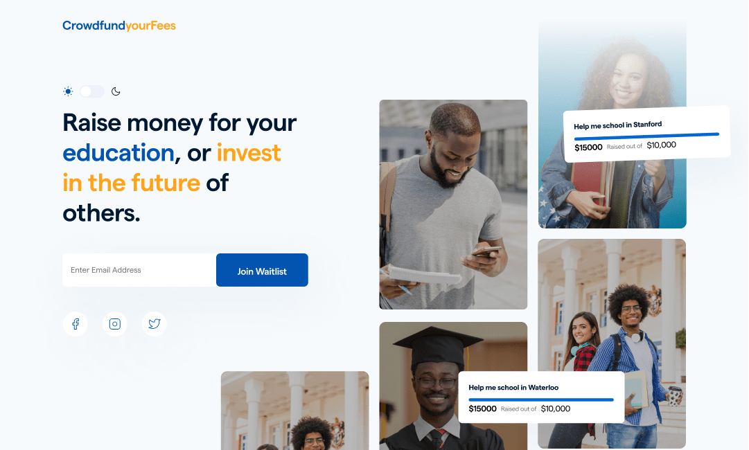 CrowdFundYourFees - Raise money for your education.